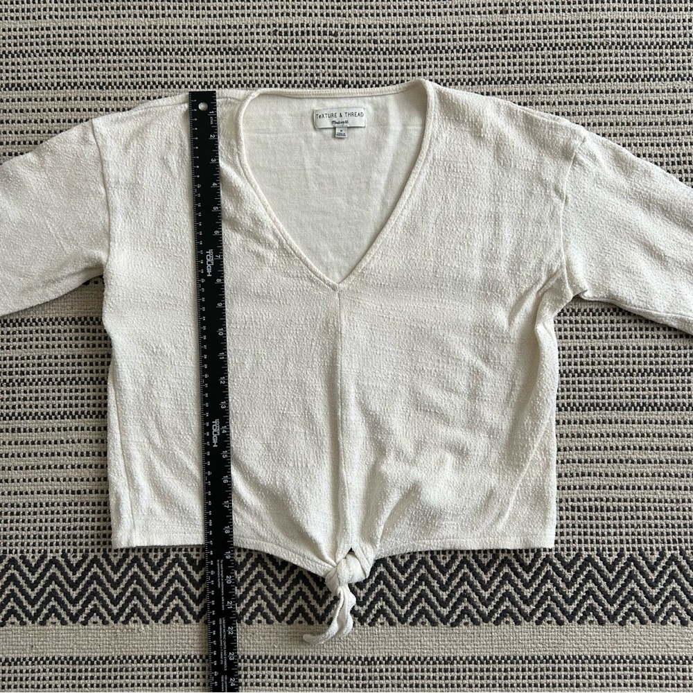 Madewell Texture & Thread Cream Top - Picture 6 of 6